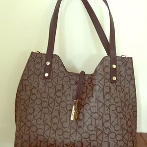 Calvin Klein handbag with detachable small purse